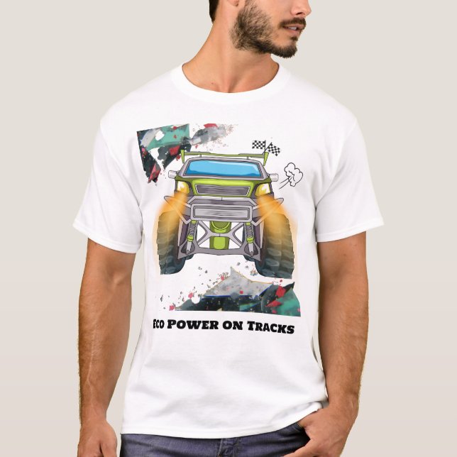 T-shirt Eco Power sur les pistes (Devant)