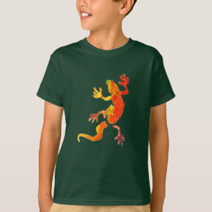 T-shirt Écolaire de lézard Gecko