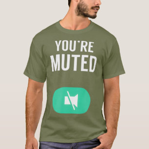 T-shirt École à la maison jeu vous mute