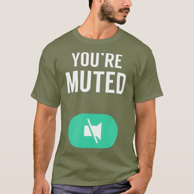 T-shirt École à la maison jeu vous mute (Devant)