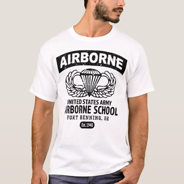 T-shirt École aéroportée de l'Armée (Devant)