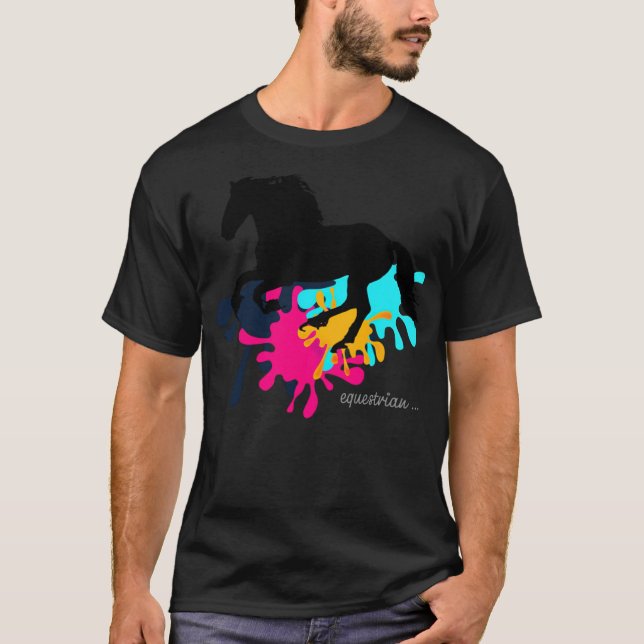 T-shirt École andalouse HORSE (Devant)