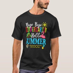 T-shirt École Bye jardin d'enfants Bonjour été