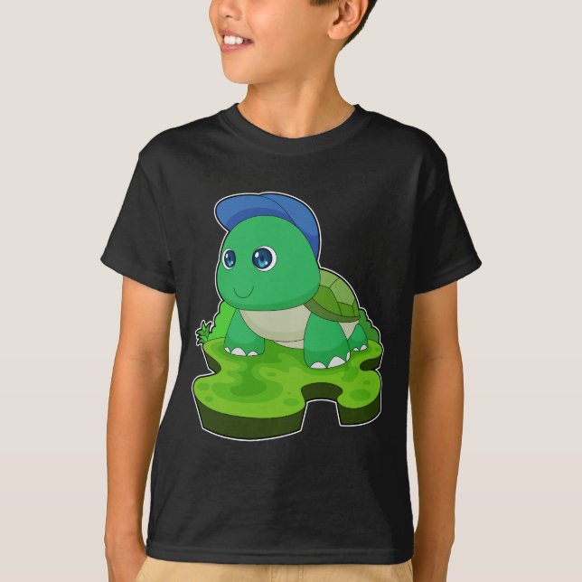 T-shirt École Casquette de Turtle Pupil (Devant)