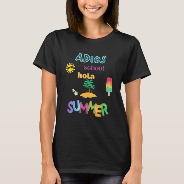 T-shirt École d'Adios Hola été (Devant)