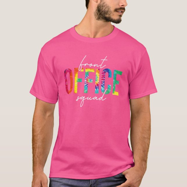 T-shirt École d'adjoint administratif de l'équipe de récep (Devant)