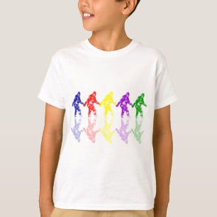 T-shirt ÉCOLE d'ART SQUATCH - logo coloré de Bigfoot