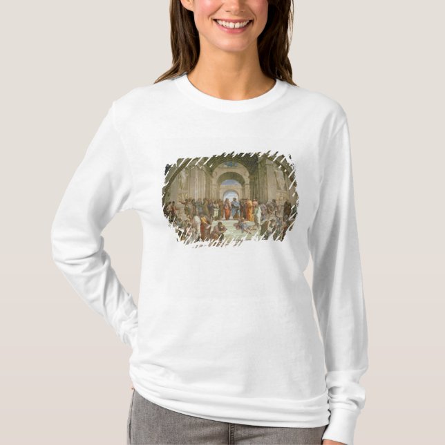 T-shirt École d'Athènes, du della de strophe (Devant)
