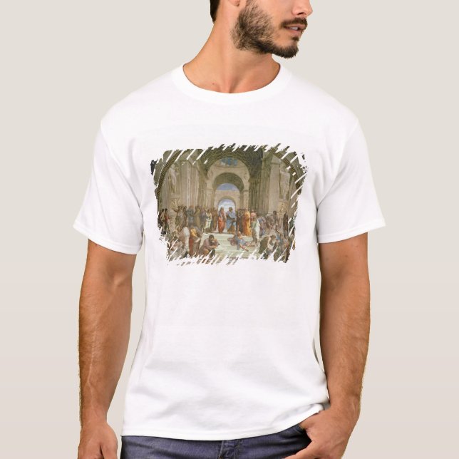 T-shirt École d'Athènes, du della de strophe (Devant)