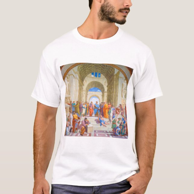 T-shirt École d'Athènes, Raphael, 1509-1510 (Devant)