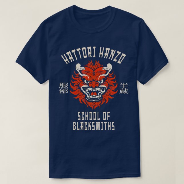 T-shirt École De Blacksmiths Hattori Hanzo (Design devant)