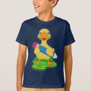 T-shirt École de crayon de canard