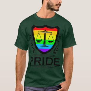 T-shirt École de droit Gay pride de l'avocat Échelle paraj