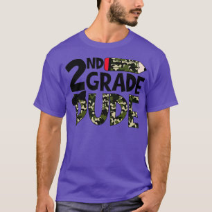 T-shirt école de dude 2e année