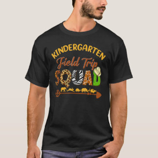 T-shirt École de jardin d'enfants Zoo Field Trip Squad