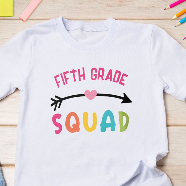 T-shirt École de la 5e année (Start the school year off with some fun with this cute back to school t-shirt.)