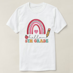 T-shirt École de la cinquième année