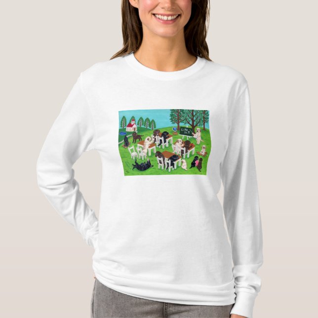 T-shirt École de Labrador (Devant)