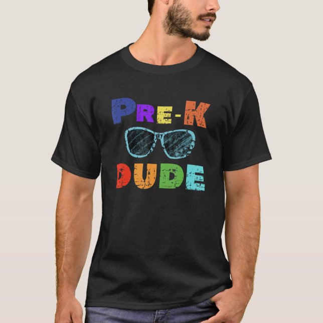 T-shirt École de lunettes de soleil PrK Dude (Devant)