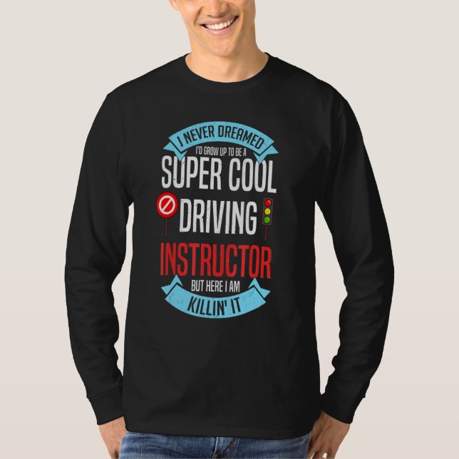 T-shirt École de moniteurs d'auto-école Leçons Éducation d (Devant)
