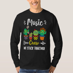 T-shirt École de musique Équipe de Cactus Équipe de musiqu
