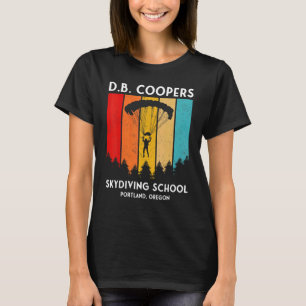 T-shirt École de parachutisme D B Cooper Portland Oregon