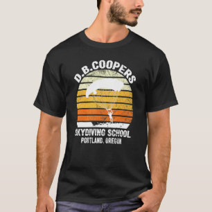 T-shirt École de parachutisme D B Coopers Portland Oreg