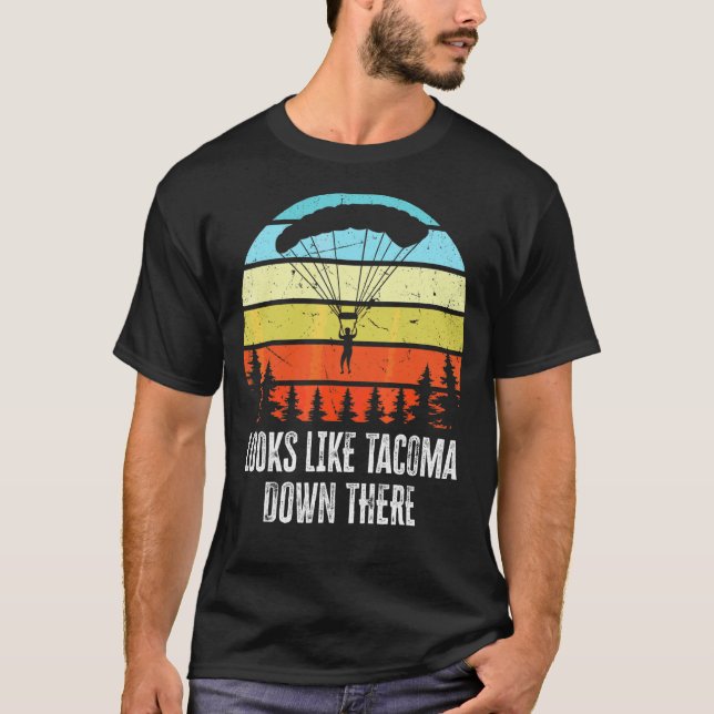 T-shirt École de parachutisme Db Cooper (Devant)