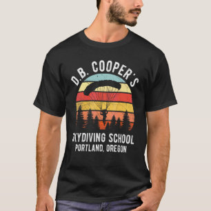 T-shirt École de parachutisme Db Coopers Portland Oregon R