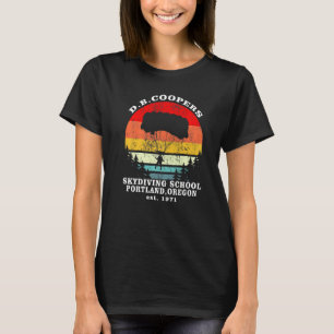 T-shirt École de parachutisme Retro D B Cooper Cryptide Lé