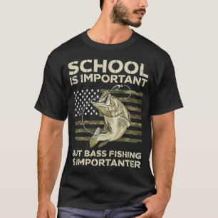 T-shirt École de pêche de bar blague drôle