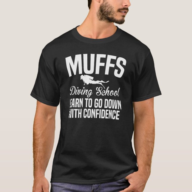 T-shirt École de plongée - aller sur la plongée sous-marin (Devant)