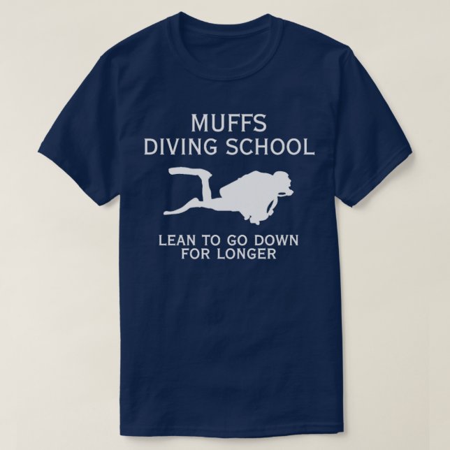T-shirt école de plongée muffs 1 (Design devant)