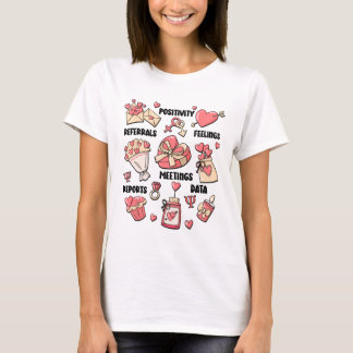 T-shirt École de Saint Valentin Psychologue École Psych T