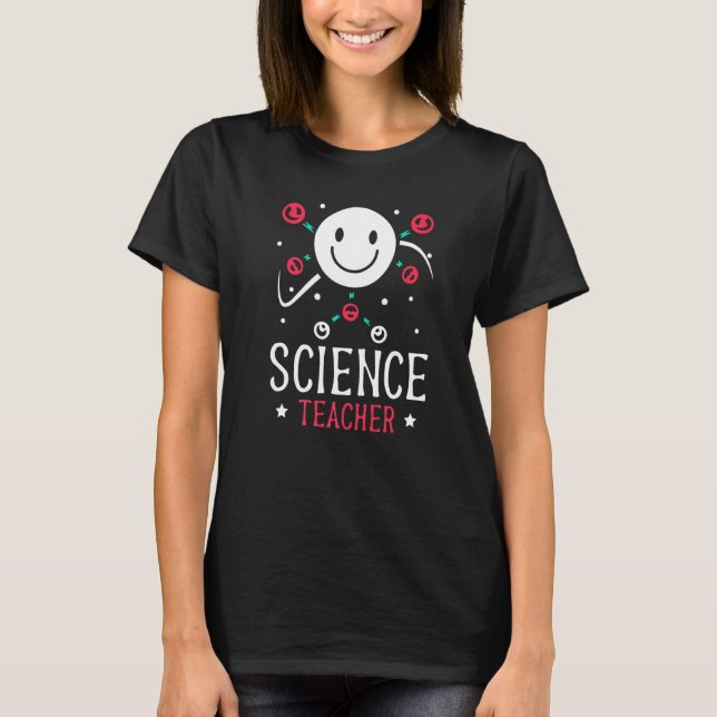 T-shirt École de sciences Enseignants Cours d'enseignement (Devant)