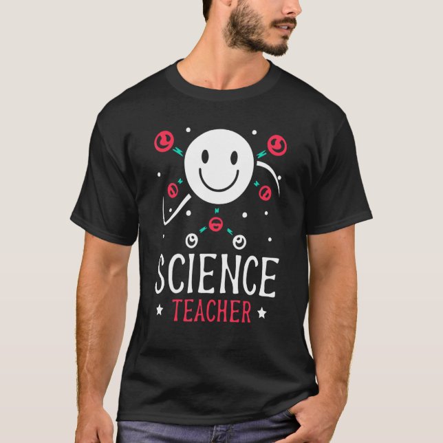 T-shirt École de sciences Enseignants Cours d'enseignement (Devant)