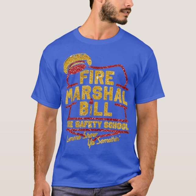 T-shirt École de sécurité incendie de l'officier des pompi (Devant)