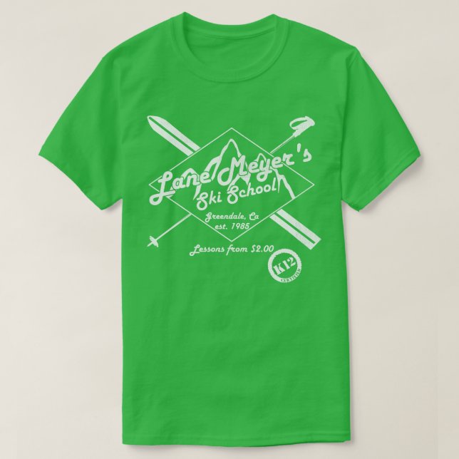T-shirt École de ski Lane Meyer (Design devant)
