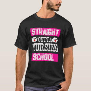 T-shirt École De Soins Infirmières S Droit Dehors École De