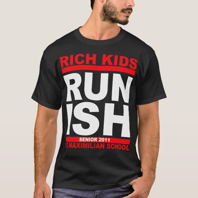 T-shirt École de St MAXIMILIAN de Runish d'enfants de (Devant)