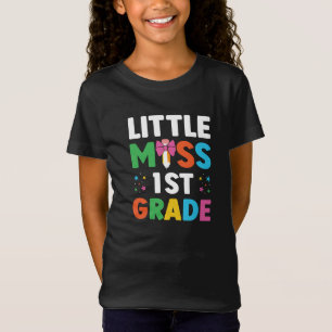 T-Shirt École de typographie de 1ère année de Little Miss