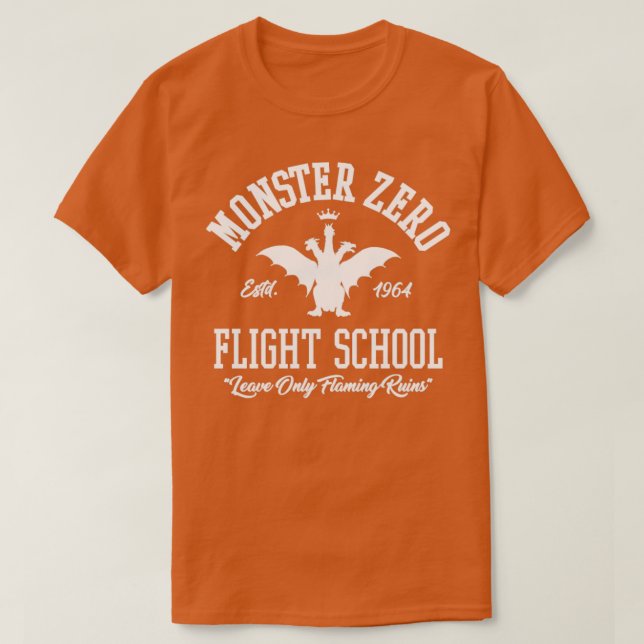 T-SHIRT ÉCOLE DE VOL DE MONSTER ZERO (Design devant)