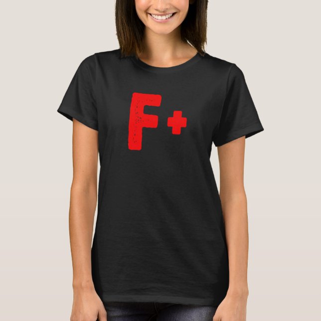 T-shirt École d'éducation de classification F Lettre Ensei (Devant)