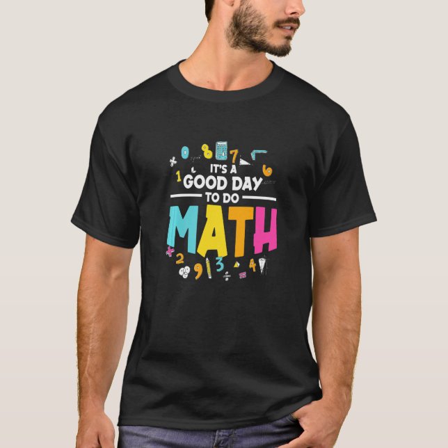 T-shirt Ecole d'enseignement des mathématiques C'est un bo (Devant)
