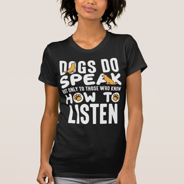 T-shirt École d'entraîneurs de chiens Ami de marionnettes  (Devant)