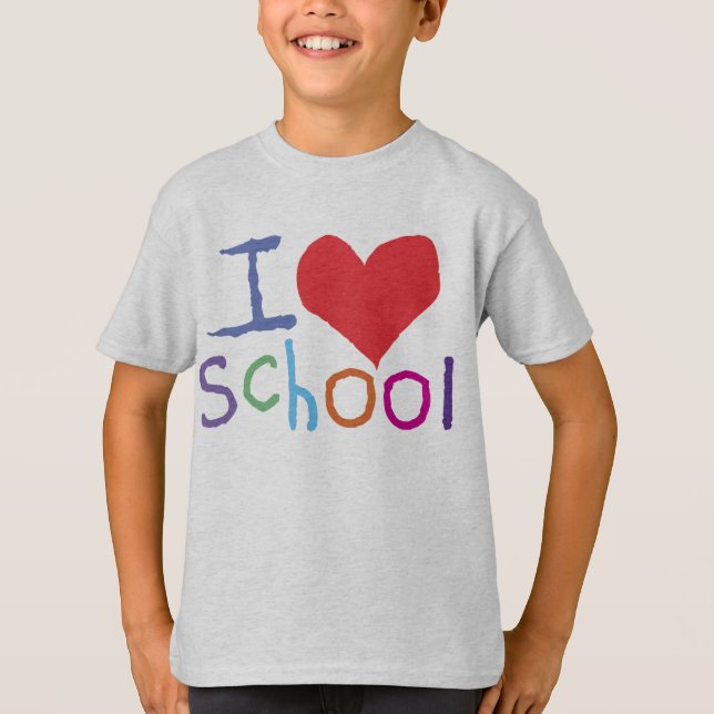 T-shirt École des enfants que j'aime (Devant)