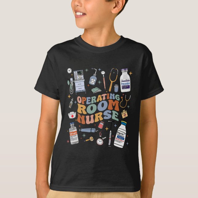T-shirt École D'Infirmière Ou D'Infirmière Super Rétro (Devant)