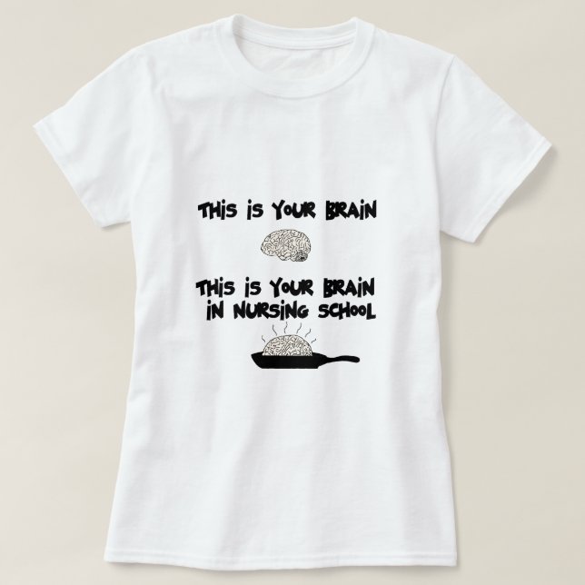 T-shirt École d'infirmières (Design devant)