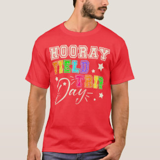 T-shirt École drôle de voyage de jour de terrain 2025 Prof