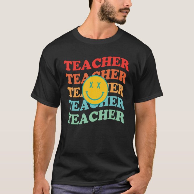 T-shirt École Élémentaire Rétro Enseignants Inspiration Co (Devant)